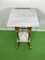 20th Century Empire High Side Table with Two Marble Slabs, Image 4