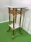 20th Century Empire High Side Table with Two Marble Slabs 2