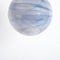 Lámpara colgante Art Déco de cristal de Murano y mármol, años 60, Imagen 13