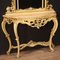 Louis XV Style Lacquered Console with Mirror 8