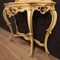 Louis XV Style Lacquered Console with Mirror 6