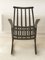 Scandinavian Rocking Chair in Black Lacquered Wood, 1960s, Image 10