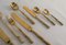Brass and Faux Bamboo Cutlery, Italy, 1980s, Set of 165, Image 11