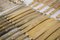 Posate in ottone e simil bambù, Italia, anni '80, set di 165, Immagine 6