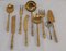 Brass and Faux Bamboo Cutlery, Italy, 1980s, Set of 165, Image 9