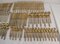 Brass and Faux Bamboo Cutlery, Italy, 1980s, Set of 165, Image 4