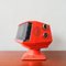 Vintage Space Age Orange Portable Cube TV, 1970s, Image 4