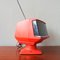 Vintage Space Age Vintage Cube TV in Orange, 1970er 6