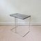 Chromed Metal and Smoked Glass Side Table, 1970s 6
