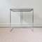Chromed Metal and Smoked Glass Side Table, 1970s 9