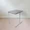 Chromed Metal and Smoked Glass Side Table, 1970s 7