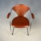 Vintage Italian Cognac Leather Armlina Armchairs by Arrben, 1980s, Set of 4 18