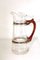 Antique Glass & Metal Pitcher from Fritsch Patent, 1880s 1