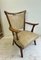 Mid-Century Dutch Oak and Leather Armchair, 1960s, Image 3