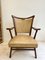 Mid-Century Dutch Oak and Leather Armchair, 1960s, Image 13
