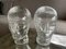 Heads in Molded Glass, Set of 2 1
