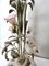 Vintage Painted Tole and Glass Floral Floor Lamp, 1950s 23