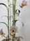 Vintage Painted Tole and Glass Floral Floor Lamp, 1950s 24
