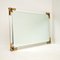 Vintage Acrylic Glass and Gold Leaf Mirror by Curvasa, 1970s 2