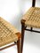 Model 351 Chairs in Walnut and Wicker Cane by Georg Leowald for Wilkhahn, 1960s, Set of 2, Image 13