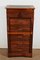 Early 19th Century Restoration Period Mahogany Cartonnier Desk with Drawers 30