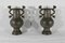 Late 19th Century Tin Baluster Vases, Indochina, Set of 2 1