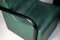 Steel and Green Leatherette Chairs, France, 1980s, Set of 2 10