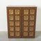Brutalist Oak Cabinets by Gerard Bartels, 1970s, Set of 2 12
