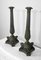 Early 19th Century Restoration Period Bronze Candlesticks, Set of 2 3