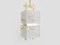 Modernist Brass and Glass Ceiling Light from Arlus, France, 1950s 6