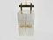 Modernist Brass and Glass Ceiling Light from Arlus, France, 1950s 8