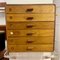 Mid-Century Filofort Wood Chest of Drawers from Tre Cerchi, Italy, 1950s 1