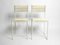 Chaises Spaghetti Blanches par Giandomenico Belotti pour Alias, Italie, 1970s, Set de 2 1