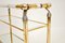 Vintage Acrylic Glass & Gold Leaf Console Table by Curvasa, 1970a 7