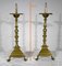 19th Century Gilded Bronze Candle Stands, Set of 2, Image 2