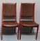 Danish Teak and Leather Dining Chairs from Ks Møbler, 1960s, Set of 2, Image 1