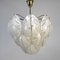 Murano Crystal Leaf Lamp, 1970s 3