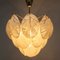 Murano Crystal Leaf Lamp, 1970s 4