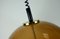 Lámpara colgante era espacial vintage de acrílico en marrón ahumado y latón de Richard Essig, años 70, Immagine 8