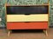 Mid-Century German Red, Yellow and Black Formica Shoe Cabinet, 1950s 1
