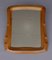 Vintage Anthroposophical Wall Mirror in Carved Oak, 1930s 2