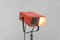 Space Age Orange Double-Headed Flash Lamp, 1960s 12