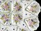 Large French Floral Oyster Platter from Moustiers Martres Tolosane, 1950s 4