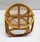 Rattan Round Stool, 1970s 9