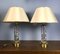 Vintage Gold Plated Brass and Crystal Table Lamps from Nachtmann Leuchten, Germany, 2000s, Set of 2 1