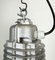 Lámpara colgante industrial con cubierta de vidrio de Charles Keller para Zumtobel, años 90, Imagen 4
