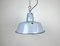 Industrial Grey Enamel Factory Pendant Lamp, 1960s, Image 2