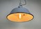 Industrial Grey Enamel Factory Pendant Lamp, 1960s 10