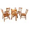 Brutalist Dining Chairs, 1960s, Set of 6 1
