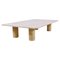 Travertine Coffee Table by Angelo Mangiarotti for Up&Up, Italy, Image 1